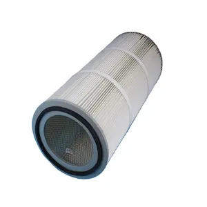 Air Dépoussiérage haut débit PP plissé cartouches filtrantes filtre