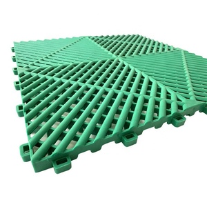 Losetas de Suelo para Garaje Antideslizantes de PP Encastrables de 40x40, Más Vendidas, para Talleres de Detallado de Automóviles, Estilo de Diseño Moderno para Uso en Exteriores - Product Image 4