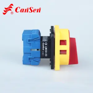 Cansen LW30-20 300010 Off-on 3 Pole Rotary Cam Switch Control Ventilation System Air Conditioner Pump System AC Motor