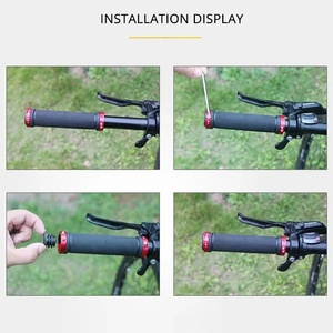 Puños de Manillar de Bicicleta de Carretera y Montaña, Puños de Goma para Manillar de Bicicleta de Montaña, Bloqueo Bilateral de Aleación, Antideslizantes, Accesorios de Ciclismo - Product Image 5