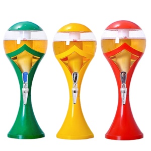 เครื่องจ่ายเครื่องดื่มแบบกำหนดเองคุณภาพระดับโรงงานสำหรับการแข่งขันฟุตบอล ขนาด 3 ลิตร รูปทรงถ้วยรางวัลสีทอง สำหรับเบียร์และน้ำผลไม้ - Product Image 6