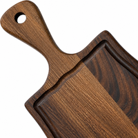 Plateau de rangement en bois d'acacia à 4 compartiments, organiseur de bureau, porte-clés, rangement de bijoux, décoration d'entrée