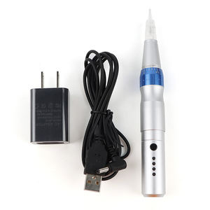 <strong>Korean</strong> Hot Selling Microblading Supply Double Head Battery Wireless Tattoo <strong>Machine</strong> Pen <strong>Permanent</strong> Make up Eyebrow Tattoo <strong>Machine</strong> - Product Image 2