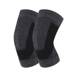 <b>Knee</b> Pads Nylon Black Unisex For Joint Support And <b>Exercise</b> Mountain Climbing Protection - Product Image 1