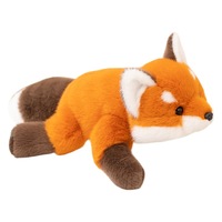 Peluche Renard Couché Orange, Coussin Doux pour Dormir, Animal en Peluche, Cadeau, Poupée Kawaii, Fabricant OEM ODM Personnalisé, Vente en Gros