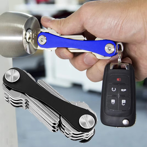 Porte-clés en aluminium en gros, mini organisateur intelligent et compact en métal, clip de rangement décoratif pour la maison - Product Image 2
