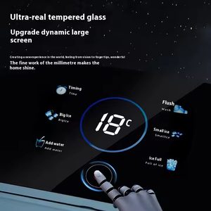 Smart Mini Home 1.4L Máquina de hielo de gran capacidad en forma de bala con pantalla táctil Temporizador Autolimpieza Bajo ruido Eléctrico Transparente - Product Image 3
