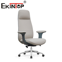 Chaises de bureau modernes en cuir Ekintop Vente en gros d'usine Chaise d'ordinateur bureau hauteur réglable Mobilier de bureau Chaise ergonomique