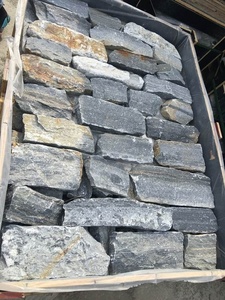 <span class=keywords><strong>Pavé</strong></span> fou d'ardoise grise de style moderne Dalle aléatoire antiacide naturel antique de surface pour le pas extérieur pour les villas - Product Image 4