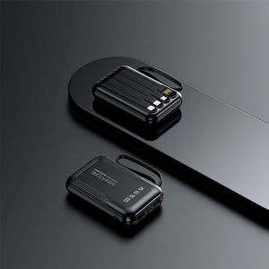 Cargador Portátil Delgado de 10000mAh, Carga Rápida de 2A y 10W, Tipo-C, 4 Cables Integrados, Pantalla LED, Correa, para Viajes - Product Image 6