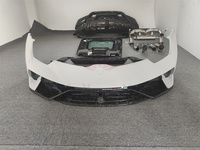 Pare-chocs avant et arrière en fibre de carbone forgée, couvercles de spoiler arrière, base de spoiler arrière, échappement pour kit carrosserie Lamborghini LP610