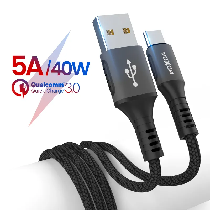 Keterlaluan Usb C Kabel 5A untuk HUAWEI Mate 20 Asli P20 Kabel Tipe A Ke Tipe C USB Data Super pengisian Cepat Kabel