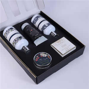 Boîte-cadeau de présentation en papier ondulé estampage à chaud pliable personnalisé intérieur rigide avec des matériaux recyclés pour l'utilisation de bougies - Product Image 3