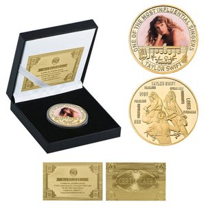 Moneda Conmemorativa Personalizada de Taylor Swift, 16 Diseños, Chapada en <span class=keywords><strong>Oro</strong></span> de 24k, para Coleccionar - Product Image 5