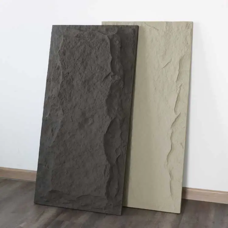 Mantar taş için yüksek kaliteli güzel korozyon direnci pu iç ve dış duvar paneli