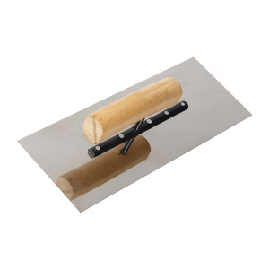 Truelle de maçon, spatule à plâtre, couteau à lisser, <span class=keywords><strong>brosse</strong></span> murale, manche en bois, épaissie, durable, grattoir de maçon - Product Image 2