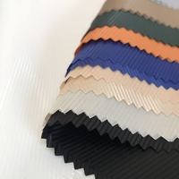 Tissu de doublure en taffetas noir 100% polyester, tissu de doublure pour vêtements