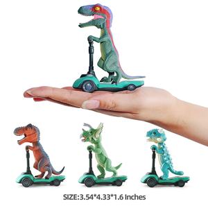 Jinying Nuevo y Creativo Dinosaurio de Juguete con Fricción, Patinete de Dinosaurio, Juguete de Dinosaurio Montable, Coches de Juguete con Retroceso - Product Image 5
