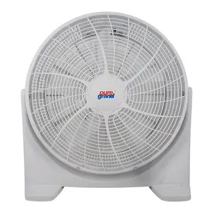 5 Blade 220v fashion design industrial commercial office white electric 20 Inch plastic cool box fan with stand