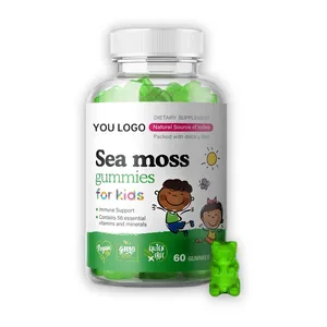 निजी लेबल शाकाहारी समुद्री मॉस गुम्मीज़ सेब स्वाद प्रतिरक्षा ऊर्जा पूरक बच्चों के लिए बच्चों के लिए सीकोज़