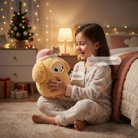 Peluche IA ODM Mignonne avec Écran LED, Boîte Mystère, Nouvelle Poupée Adorable avec Dialogue IA, Jouet en Peluche pour Enfants, Cadeaux