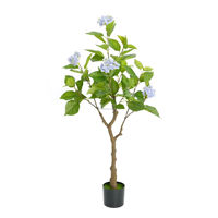 Arbre d'hortensia artificiel RTS, verdure artificielle réaliste, écologique, pour intérieur et extérieur, maison, bureau, fête, mariage, Noël