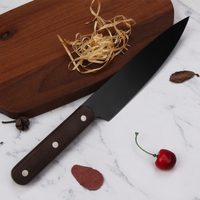 Cuisine De Luxe Qualité Outils de BARBECUE En Bois Fourchette À Viande Ensemble de Couteau de Chef