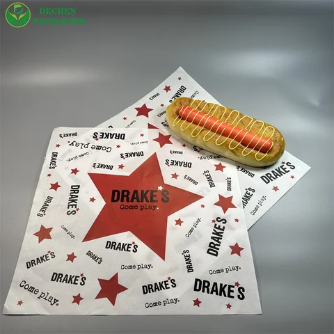 Wraps Wrapping Sushi Sheets Sandwich Burger Wax Wrap Paper