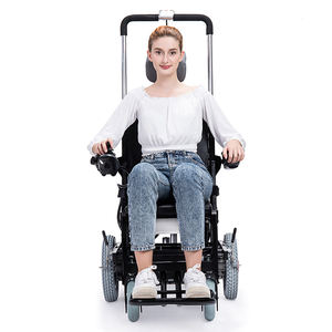 Cadeira de Rodas Elétrica Reclinável Portátil de Grande Capacidade de Carga em Liga de Alumínio para Deficientes - Product Image 5