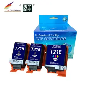 CPE215-3 T215 215 Inkjet Cartridge Compatible Nieuwe Inktcartridge Voor Epson Workforce WF-100W WF-100 Black-2pcs, Tri-color-1pc