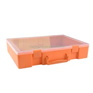 Caixa de armazenamento transparente para bloco de brinquedo, moldador para injeção de armazenamento de pp, grande capacidade