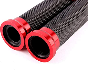 Poignées de moto en alliage d'aluminium CNC antidérapantes de qualité supérieure, poignées en caoutchouc pour moto avec différentes couleurs - Product Image 2