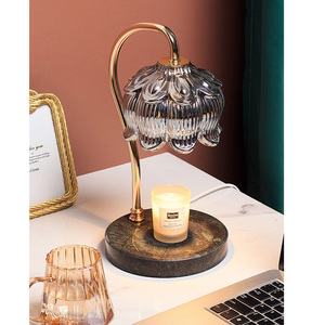 Lámpara Calentadora de Velas de Mármol, Lámpara de Aromaterapia, Calentador de <span class=keywords><strong>Cera</strong></span> Fundida, Luz Nocturna <span class=keywords><strong>para</strong></span> <span class=keywords><strong>Dormir</strong></span> con Fragancia - Product Image 5