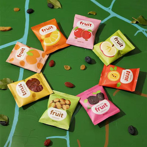 Sacchetto in <span class=keywords><strong>Plastica</strong></span> <span class=keywords><strong>Trasparente</strong></span> Personalizzato per Alimenti, Impermeabile, per Frutta Liofilizzata, Caramelle e Snack, Design con Sigillatura Posteriore - Product Image 6