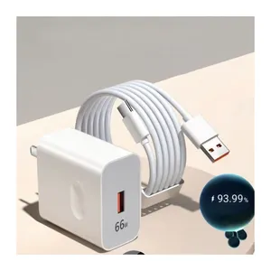Téléphone portable USB Type C Câble 6A Charge Rapide 3.0 Pour Huawei USB-C Fil Charge Rapide Cordon Chargeur USB câbles