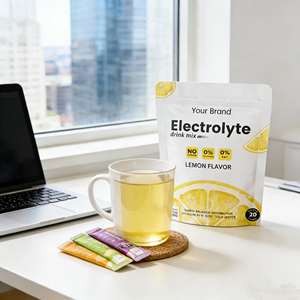 Polvere istantanea per la sostituzione degli elettroliti per adulti per il sollievo dalla disidratazione - Formula a recupero rapido per perdite di sudore, malattie e calore - Product Image 1
