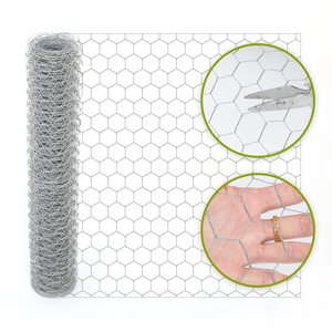 Galvanized Hexagonal Weave <b>Wire</b> <b>Mesh</b> for Chicken <b>Wire</b> 23GA 0.6mm 1" Opening <b>Mesh</b> 1.3x40ft Roll - Product Image 1