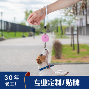 Mini Retractable <b>Dog</b> Leash <b>Pink</b> Automatic Portable Small Breed Pet <b>Lead</b> With Clip And Strap - Product Image 4