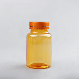 ขวดยาเม็ดพลาสติกสีน้ำเงินสำหรับใส่วิตามินขวดกว้าง100มล. 120มล. 200มล. สำหรับสัตว์เลี้ยงสั่งผลิตได้ - Product Image 1