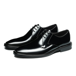 Chaussures en cuir formelles de style coréen avec semelle antidérapante pour un port décontracté et confortable, chaussures de mariage pour hommes - Product Image 1