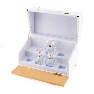 Boîte à parfum et bijoux en bois laqué brillant, modèle DSP1012, faite à la main, portable, type coquille de piano, pour rangement de cadeaux - Product Image 4