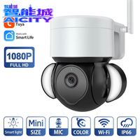 Caméra IP PTZ sans fil intelligente Sheng Qiong Tuya 2MP avec suivi IA, vision nocturne couleur 1080P, mini caméra