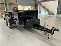 Remorque Benne Hydraulique Agricole Très Vendue aux États-Unis et au Canada, pour le Transport de Sable et de Gravier