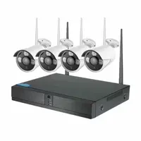 4ch Ip Wifi PoE Nvr Kit 4 канала 1080p домашняя беспроводная камера безопасности Система Wi-Fi комплект умный дом Открытый ночного видения камеры видеонаблюдения