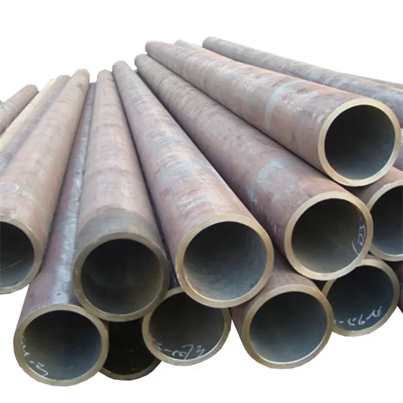 China Fabricante de tubos de acero al carbono Q235 Ms Tubos galvanizados de acero al carbono