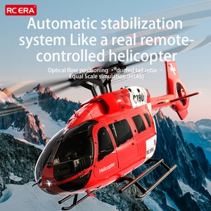 Helicóptero de Control Remoto C190/H145 con Retención de Altitud, Posicionamiento Óptico de Flujo, 6 Canales, Alerón de Una Sola Aspa y Sin Alerones - Product Image 3