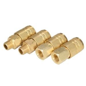 Copper Quick Connector 1/4 NPT 14-Piece Set Pneumatic Tool Accessories - Product Image 3