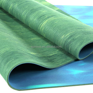 Tapis de <span class=keywords><strong>yoga</strong></span> Aurora Gradient <span class=keywords><strong>Flow</strong></span> Texture, double couche, PU givré et caoutchouc antidérapant pour les séances de <span class=keywords><strong>yoga</strong></span> et de <span class=keywords><strong>Pilates</strong></span> à domicile - Product Image 3