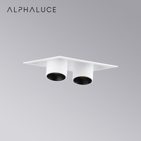 Spot encastré LED COB linéaire anti-éblouissement moderne et réglable pour salon, 5W, 10W, 15W, 20W, 25W
