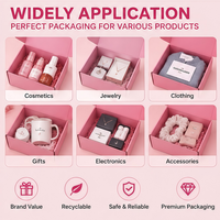 Boîte d'emballage personnalisée avec logo OEM ODM, boîte en papier pliable pour cosmétiques, cadeaux, vêtements, bijoux